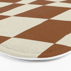 Minimal Checkerboard Bath Mat Gallery Image 3