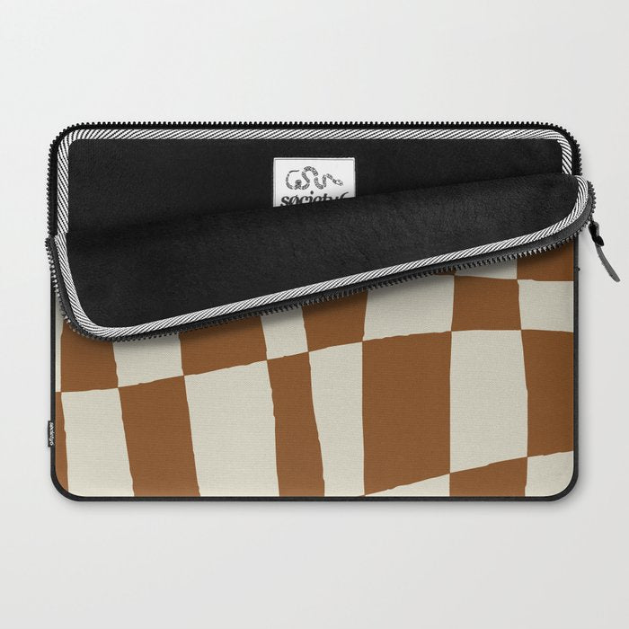 Minimal Checkerboard Laptop Sleeve Gallery Image 2