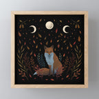 Autumn Fox Mini Art Print Gallery Image 1