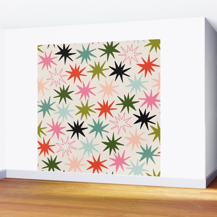 Star struck - festive Wall Mural Gallery Image 2
