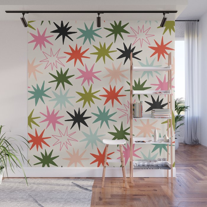 Star struck - festive Wall Mural Gallery Image 1