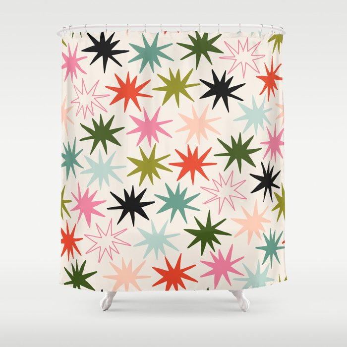 Star struck - festive Shower Curtain Gallery Image 1