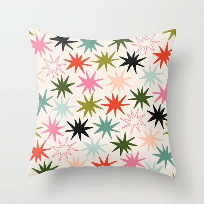 Star struck - festive Throw Pillow Gallery Image 6