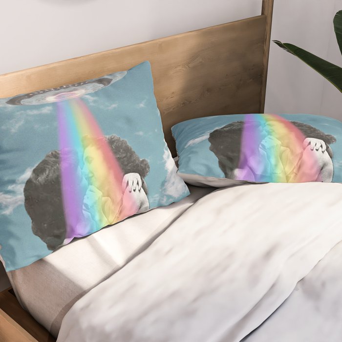 Love is love is love // Pride & UFOs Pillow Sham Gallery Image 2