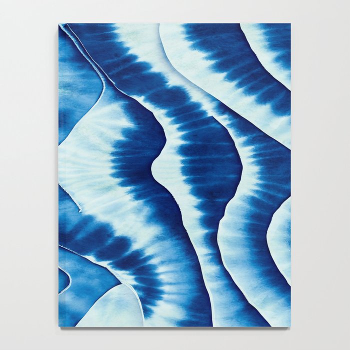 Shibori: Japanese Indigo Tie-Dye Pattern 01 Notebook Gallery Image 4
