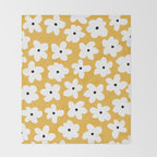 Daisy field Throw Blanket Gallery Image 2