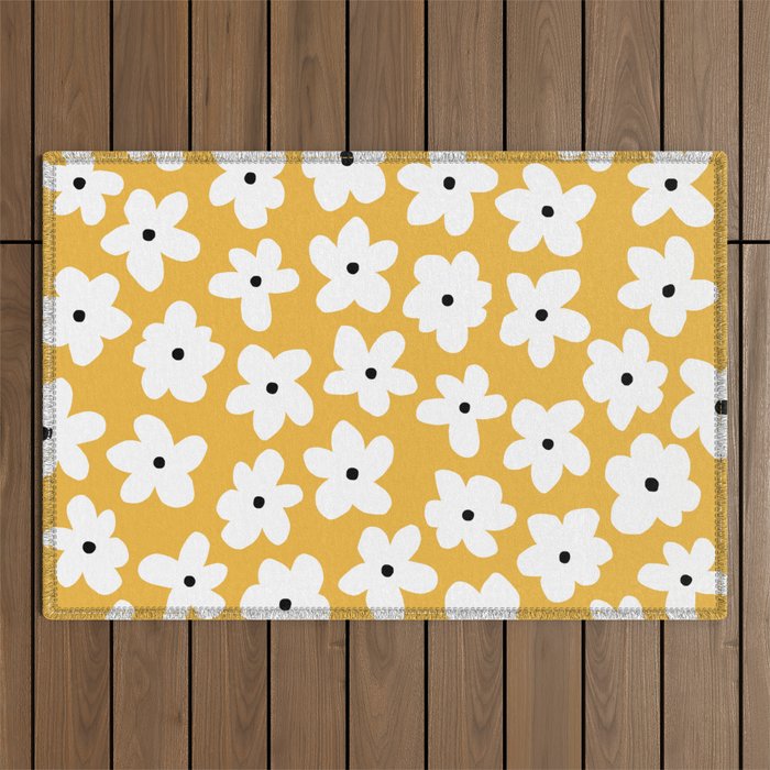 Daisy field Outdoor Rug Gallery Image 1