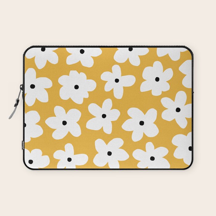 Daisy field Laptop Sleeve Gallery Image 1