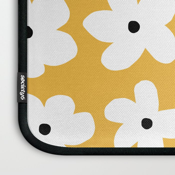 Daisy field Laptop Sleeve Gallery Image 3