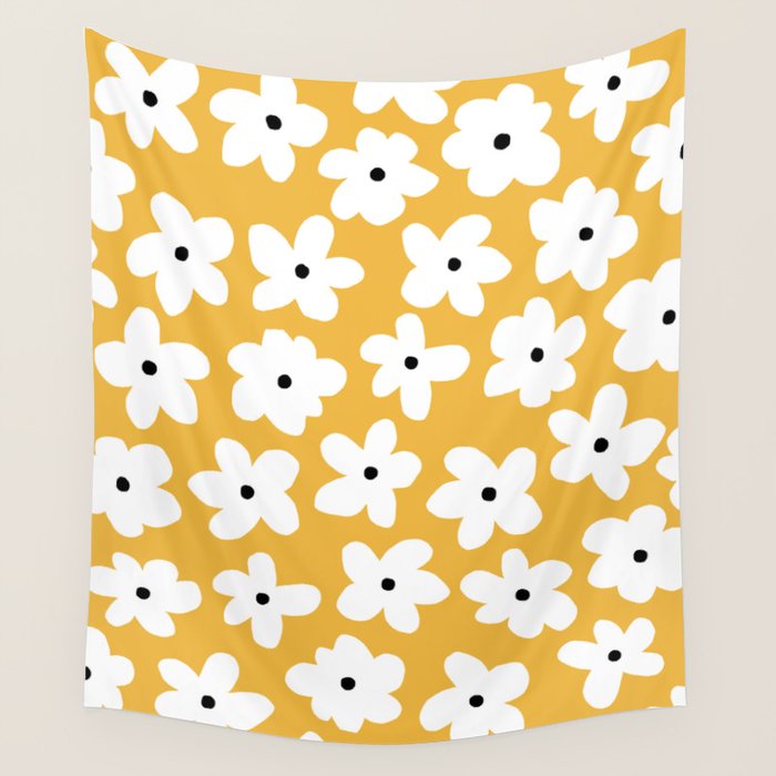 Daisy field Wall Tapestry Gallery Image 4
