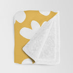 Daisy field Throw Blanket Gallery Image 3