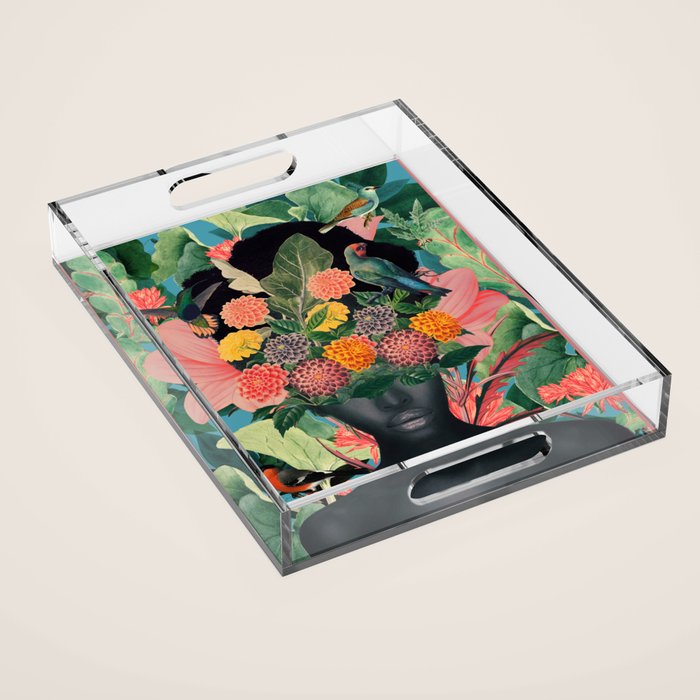 Floral beauty 24 Acrylic Tray Gallery Image 1