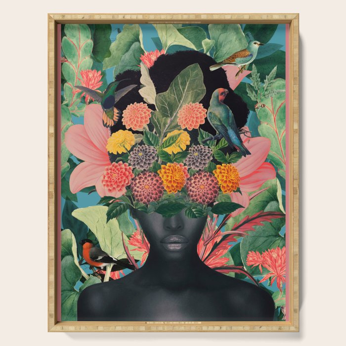 Floral beauty 24 Serving Tray Gallery Image 1