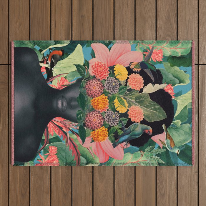 Floral beauty 24 Outdoor Rug Gallery Image 1