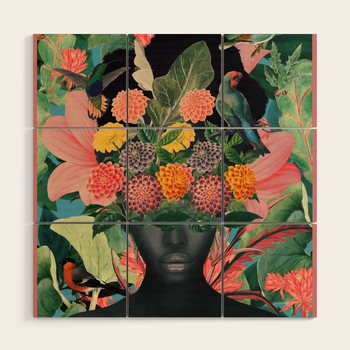 Floral beauty 24 Wood Wall Art Gallery Image 1