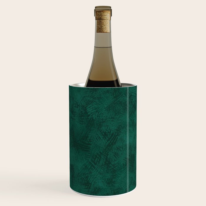Emerald Scraped Texture Wine Chiller Gallery Image 1
