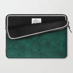 Emerald Scraped Texture Laptop Sleeve Gallery Image 2