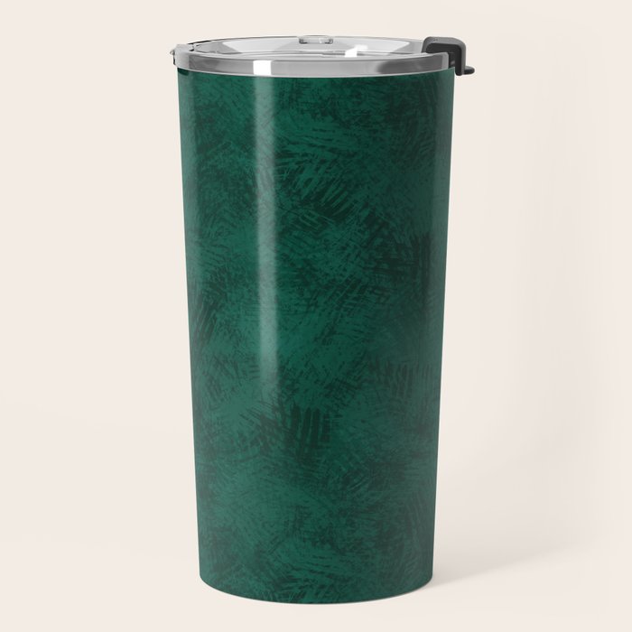 Emerald Scraped Texture Travel Mug Gallery Image 2