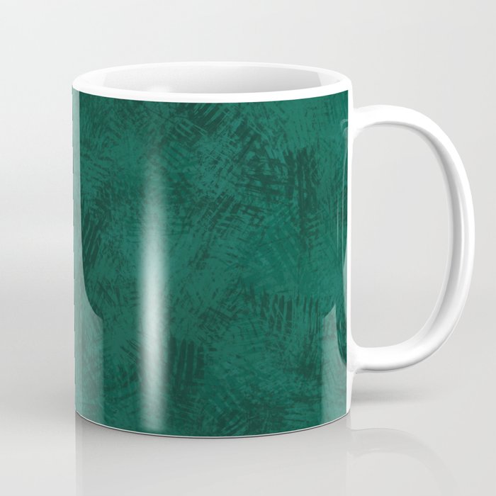 Emerald Scraped Texture Coffee Mug Gallery Image 1