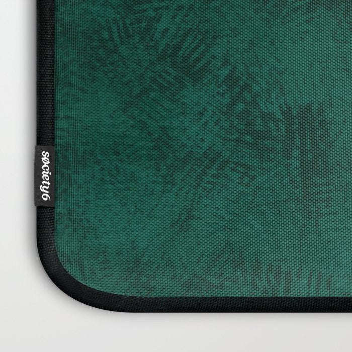 Emerald Scraped Texture Laptop Sleeve Gallery Image 3
