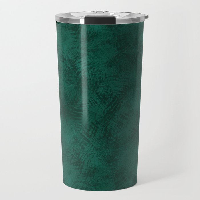 Emerald Scraped Texture Travel Mug Gallery Image 1