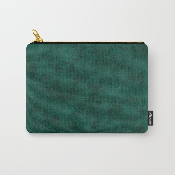 Emerald Scraped Texture Carry All Pouch Gallery Image 1