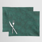 Emerald Scraped Texture Placemat Gallery Image 1