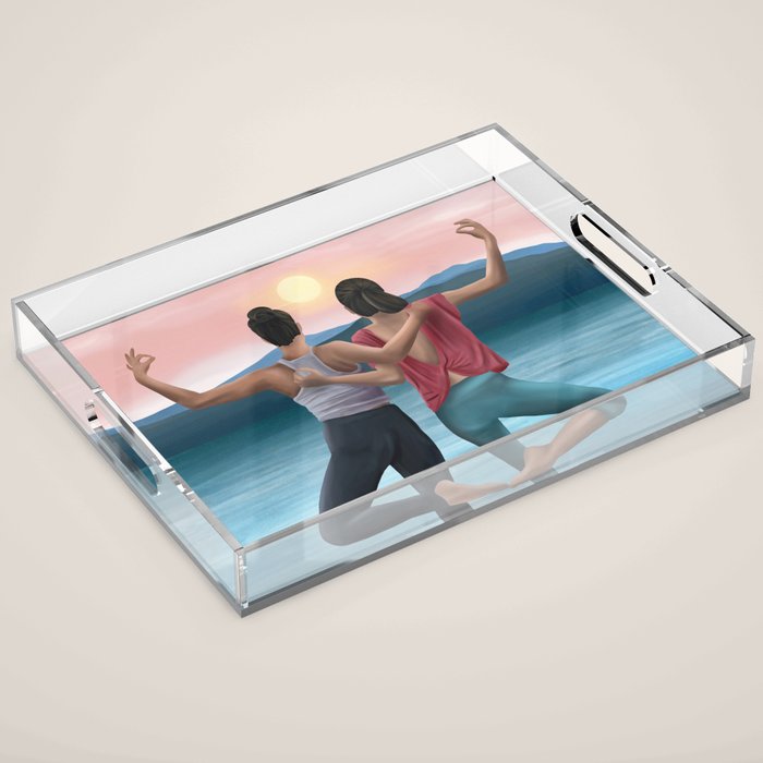 Sunset Serenity Acrylic Tray Gallery Image 1