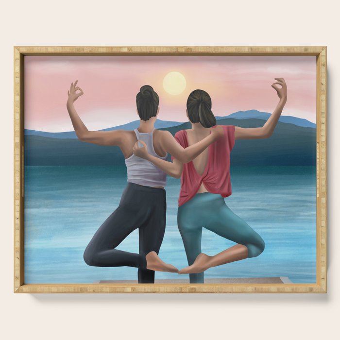 Sunset Serenity Serving Tray Gallery Image 1