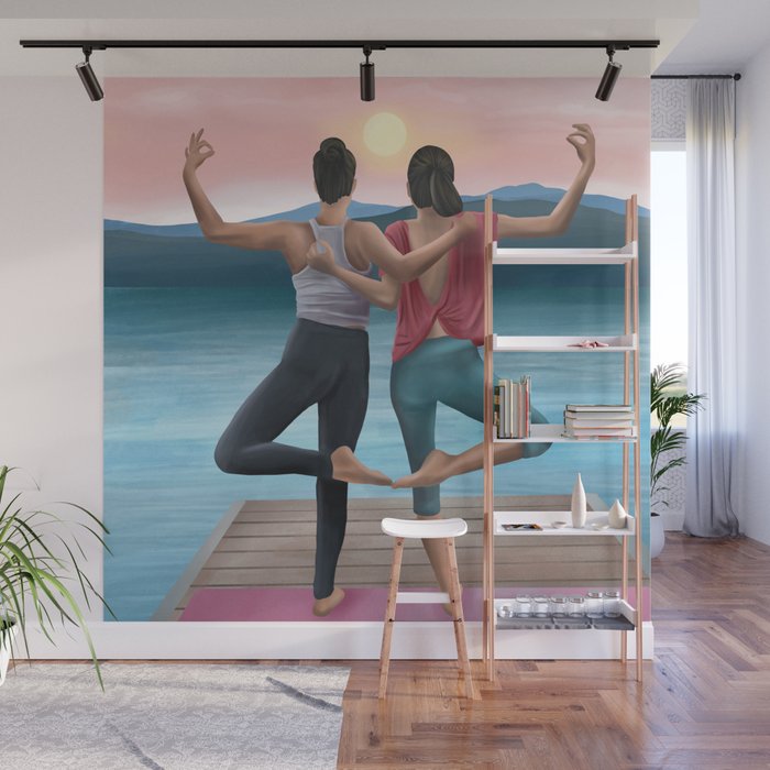 Sunset Serenity Wall Mural Gallery Image 1