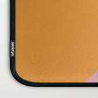 Shapes in Vintage Modern Pink, Orange, Yellow, and Lavender Laptop Sleeve Gallery Image 3