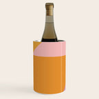 Shapes in Vintage Modern Pink, Orange, Yellow, and Lavender Wine Chiller Gallery Image 2
