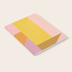 Shapes in Vintage Modern Pink, Orange, Yellow, and Lavender Notebook Gallery Image 2