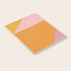 Shapes in Vintage Modern Pink, Orange, Yellow, and Lavender Notebook Gallery Image 3