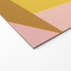 Shapes in Vintage Modern Pink, Orange, Yellow, and Lavender Welcome Mat Gallery Image 2