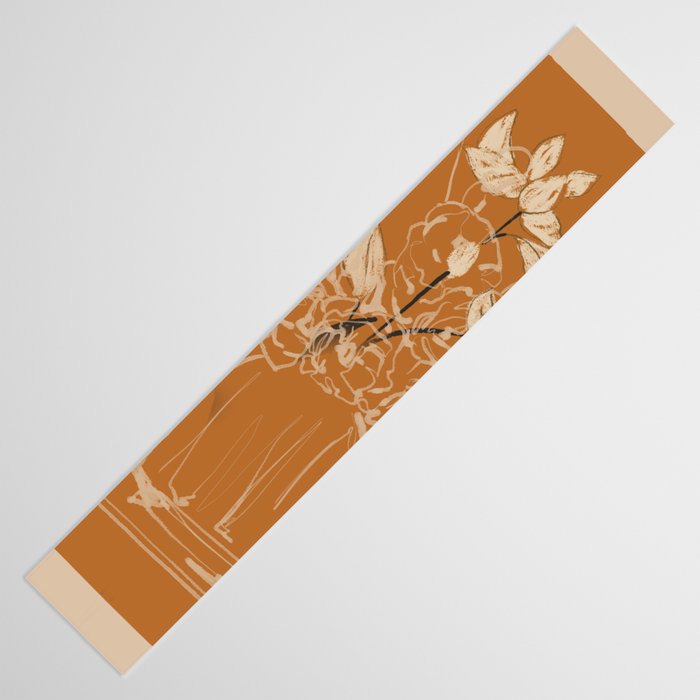 Minimalist Flowers In A Vase 3 Table Runner Gallery Image 3