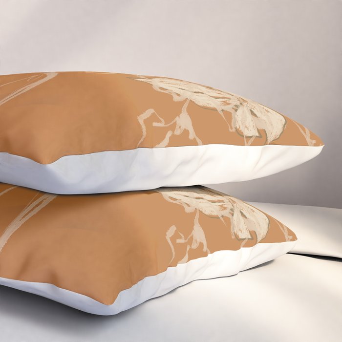 Minimalist Flowers In A Vase 3 Pillow Sham Gallery Image 3