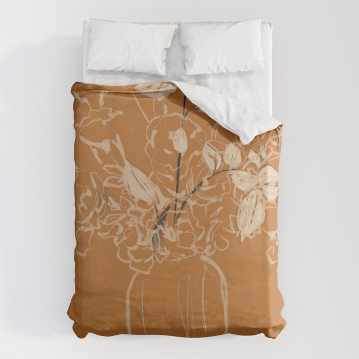 Minimalist Flowers In A Vase 3 Duvet Cover Gallery Image 6