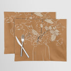 Minimalist Flowers In A Vase 3 Placemat Gallery Image 1