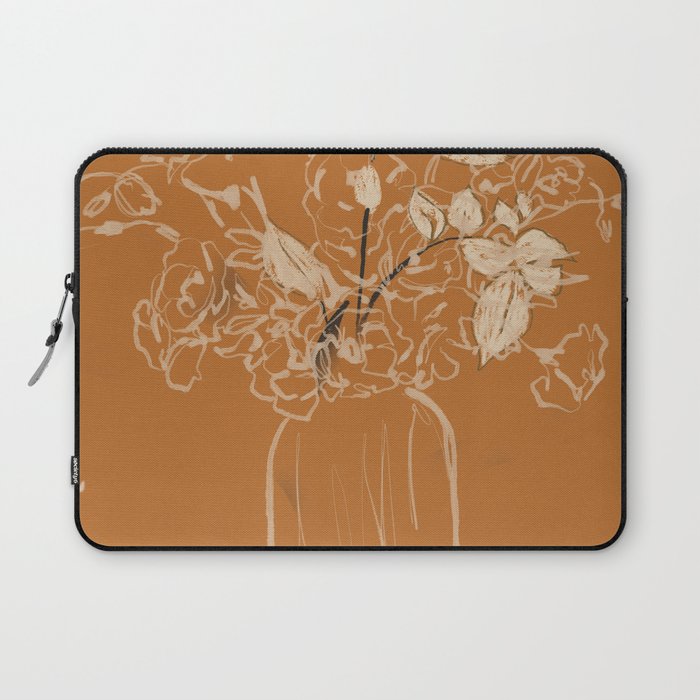 Minimalist Flowers In A Vase 3 Laptop Sleeve Gallery Image 1