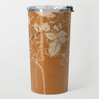 Minimalist Flowers In A Vase 3 Travel Mug Gallery Image 2