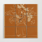 Minimalist Flowers In A Vase 3 Wood Wall Art Gallery Image 1