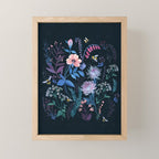 Bees Garden Mini Art Print Gallery Image 1