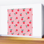 Summer Pink Peaches Pattern Wall Mural Gallery Image 2