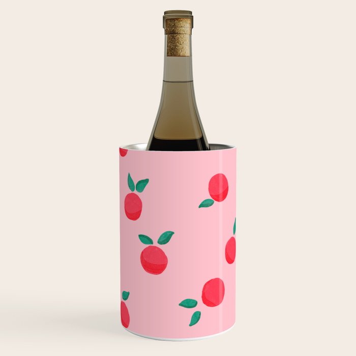 Summer Pink Peaches Pattern Wine Chiller Gallery Image 3