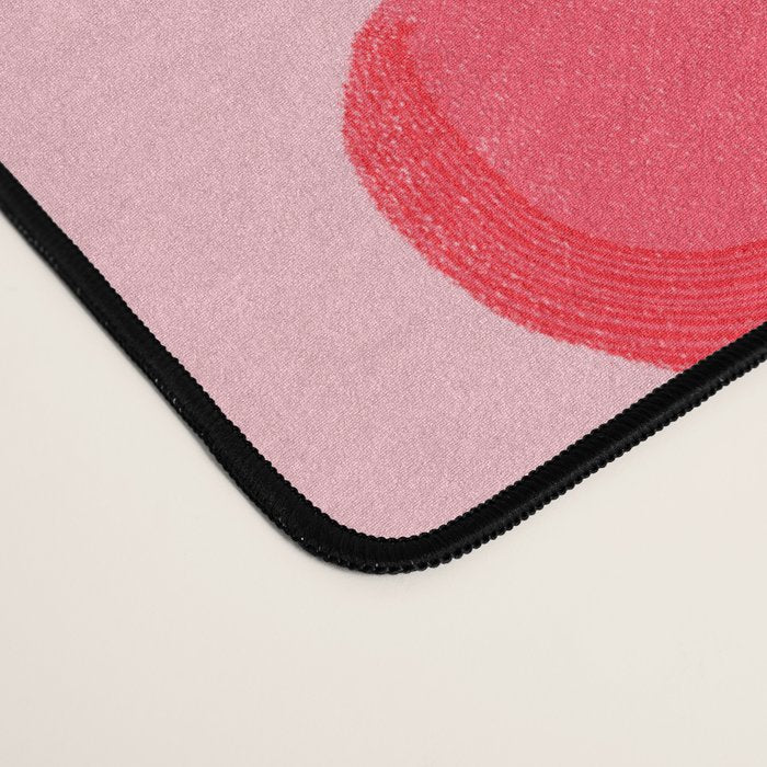 Summer Pink Peaches Pattern Desk Mat Gallery Image 4