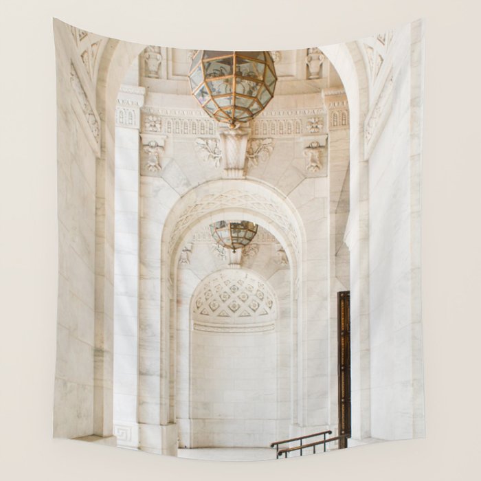 At the New York City Library Wall Tapestry Gallery Image 4