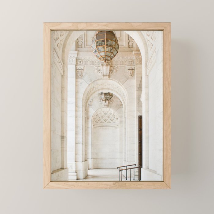 At the New York City Library Mini Art Print Gallery Image 1