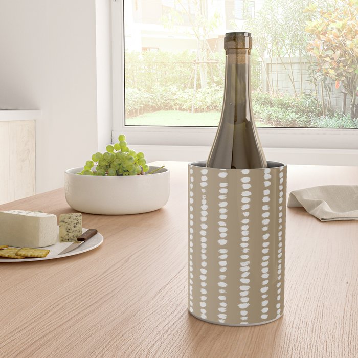 Simple Hand Drawn Pattern #10 Wine Chiller Gallery Image 4