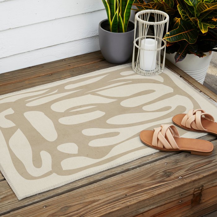 Modern Abstract Art 89 Outdoor Rug Gallery Image 2